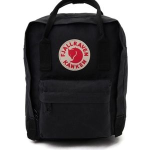 Fjallraven Kanken Black Mini Backpack